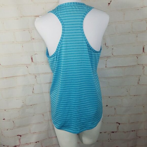 5/$25 Marika tek blue stripe tank large - Picture 4 of 7